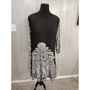 Women's Boho Whimsygoth Gothic Business Mob Wife Plus Size 1x Dress